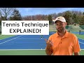 Tennis Technique EXPLAINED (Forehand, Backhand, Serve)