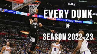 I found all Russell Westbrook dunks from last season...  LAL, LAC (2022-23)