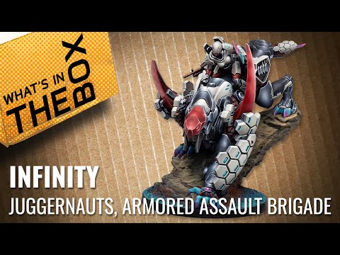 Infinity Next Wave Muscle! Juggernauts, Armoured Assault Brigade Unboxing