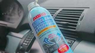 Cleaning the air conditioner evaporator with ABRO foam in the BMW X5 E53