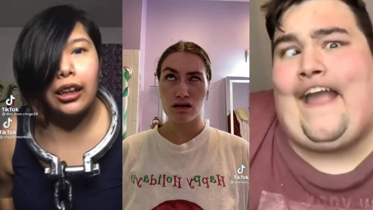 Tik Tok Cringe Compilation Reaction Youtube