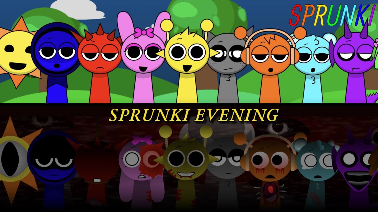 Incredibox - Sprunki (Evening) Phase 1 & 2 - Gameplay Showcase
