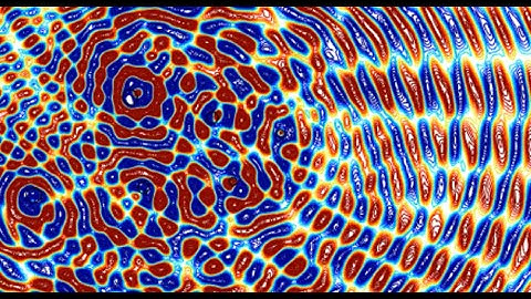 Six moving electromagnetic sources