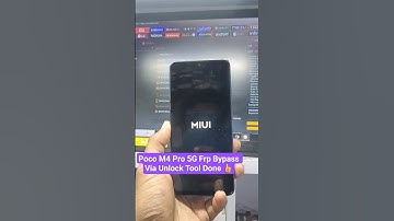 Xiaomi poco M4 Pro 5g Frp Bypass Via Unlock Tool Done 👍👍#