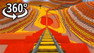 Minecraft 360° Extreme Heights Canyon Roller Coaster