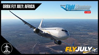 MSFS LIVE | * @OrbxOfficial  FlyJuly 2023 3 GIVEAWAYS* | PMDG 737-800 | Harare - Capetown