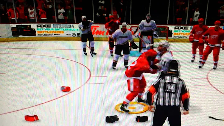 NHL '14 - One Punch KO - Block Knocked Off!