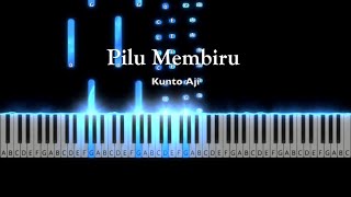 Pilu Membiru - Kunto Aji | Piano Tutorial by Andre Panggabean