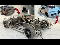 Homemade Bugatti Chiron | make the chassis and install the engine for the bugatti chiron