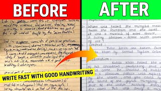 Write Fast In Exam With Good HandWriting (Secret Study Hacks🔥)