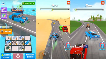 Idle Racer - Tap Merge & Race Game Max Upgrade Car Gameplay Walkthrough Android IOS