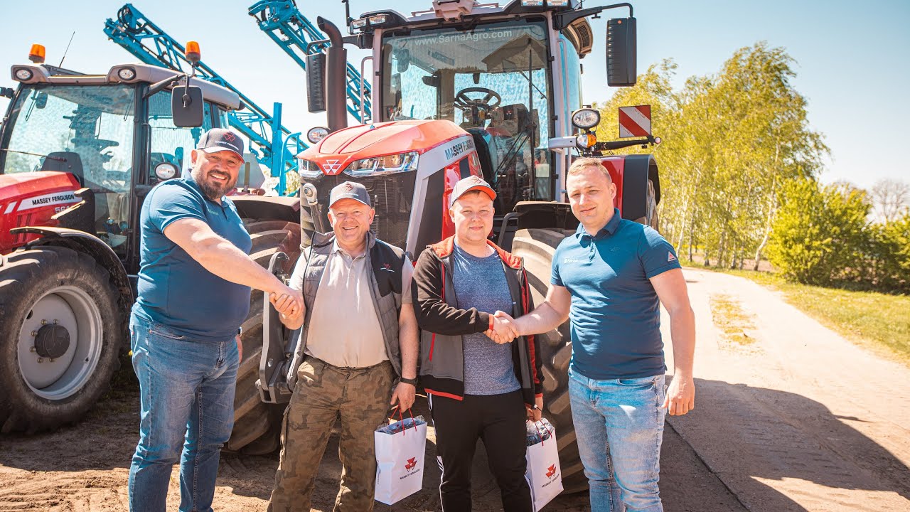 Wydanie ciągnika Massey Ferguson 8S 225 w Sarnie