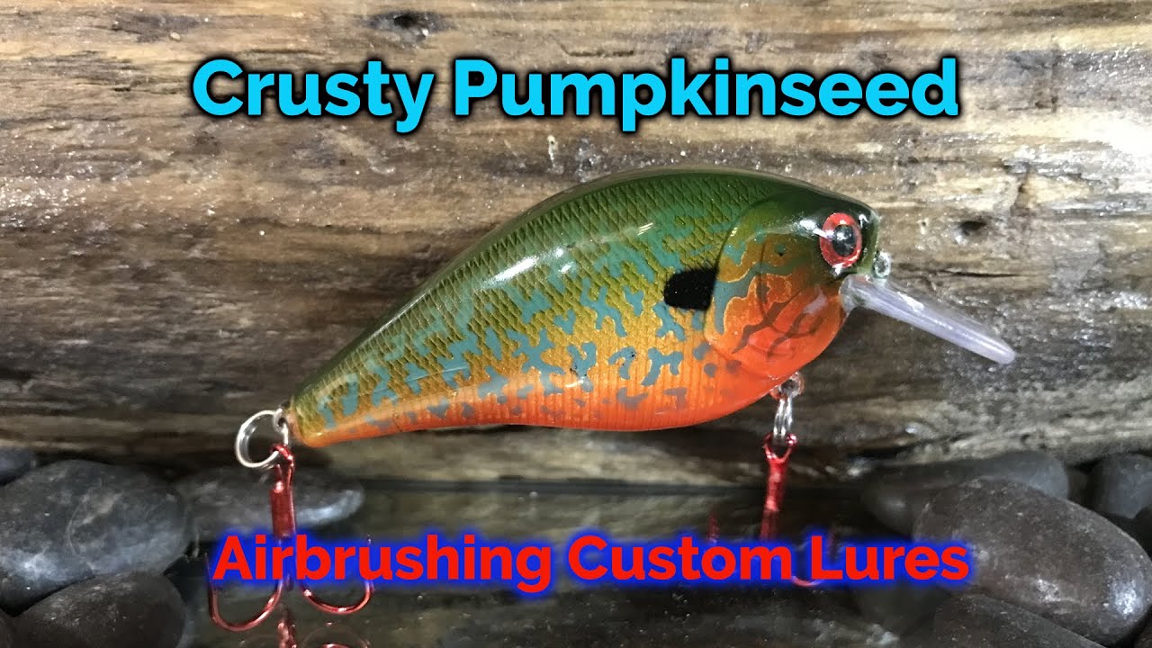 Lure Painting the Crusty Pumpkinseed Bream - Custom Airbrushed