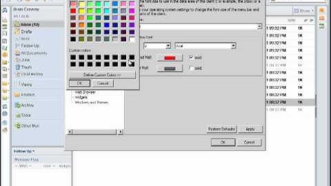 Lotus Notes 8.5.3 Changing E-mail Font Colors