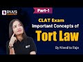 Law of torts important concepts  clat exam legal aptitude  part 1  byjus exam prep