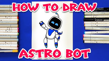 How To Draw Astro Bot Easy Tutorial