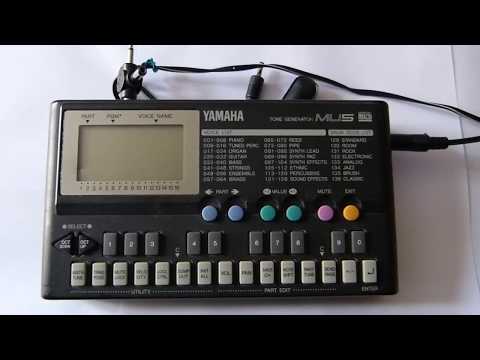 Yamaha MU5 - General Midi Tone Generator - Demo Song (Stereo