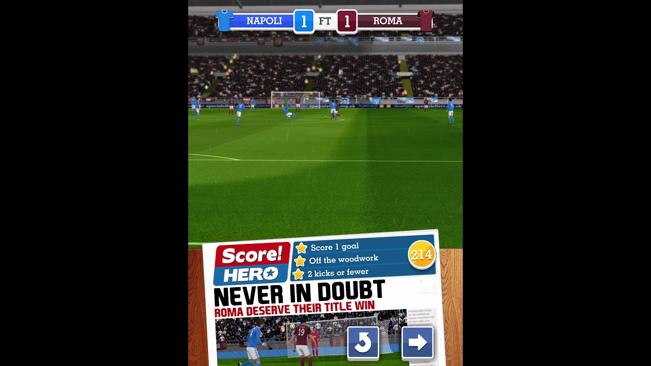 Score hero Level 214 gold