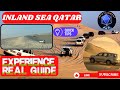 Qatar Travel Guide to Inland Sea video tour from Sealine beach Qatar