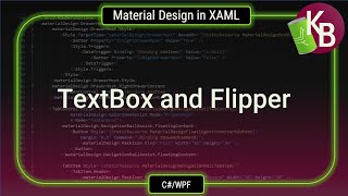 Material Design in XAML - TextBox and Flipper work