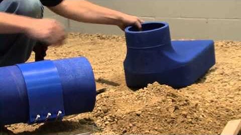 The BlueDuct Installation: Installing a Saddle Boot