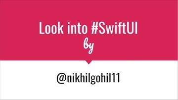 Look into #SwiftUI | 01 | Creating And Combining Views (apple tutorials) | Nikhil Gohil