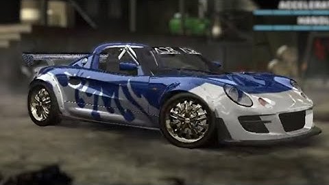 nfs most wanted  - Lotus Elise Sport 190 Extra Tuning Mod Gameplay