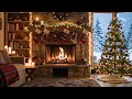 Cozy Winter Coffee Shop Ambience | Smooth Jazz Christmas Music for Sleep & Relaxing