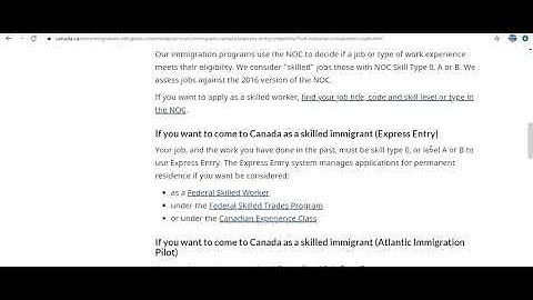 Find Your NOC Code Yourself For Canada Immigration
