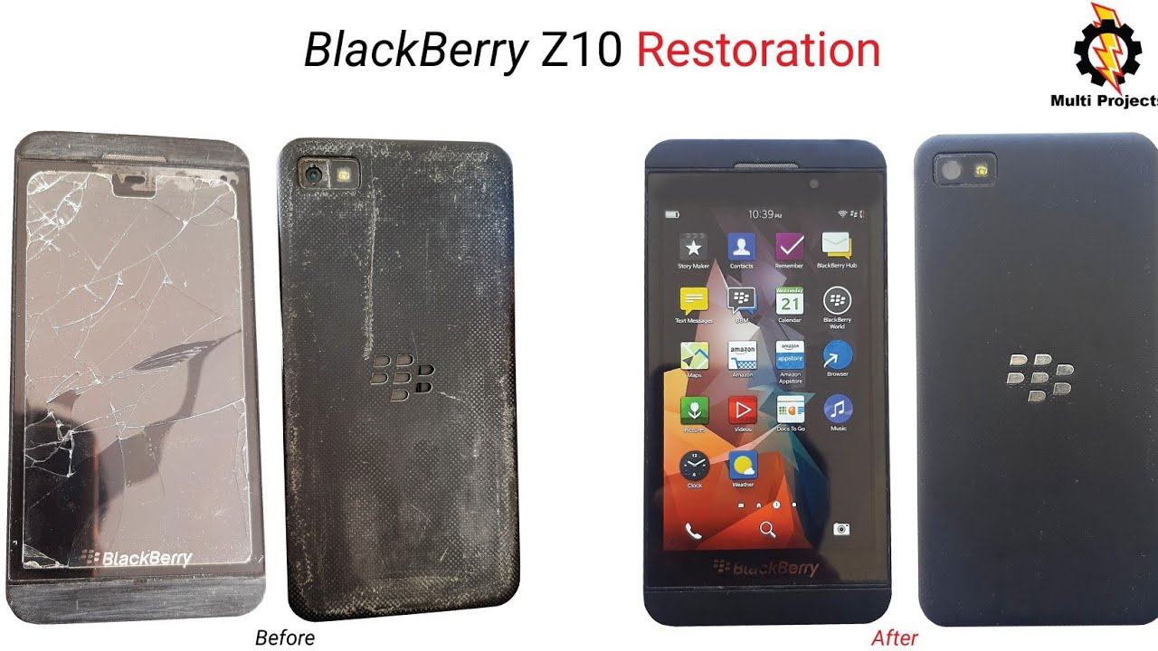 Blackberry Z10 Restoration | Old Phone Restoration | Multi Projects