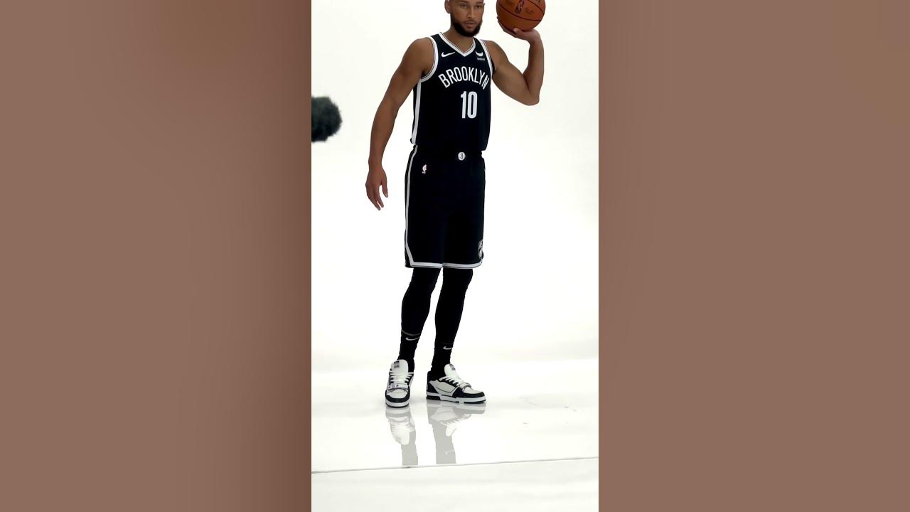 Ben Simmons rocking LV kicks at Nets Media Day 