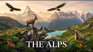 Majestic Alpine Birds: A Swiss Peak Sanctuary for Pure Soul Healing