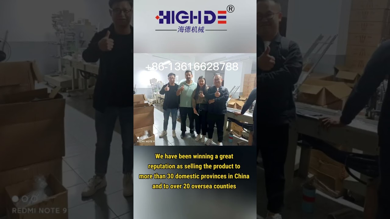 HAIHANG MACHINERY in Turkey after sales service napkin spoon fork knife packing machine