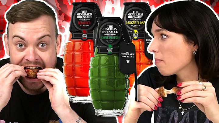 Irish People Try The General's Hot Sauces