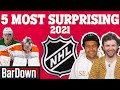 5 MOST SURPRISING THINGS OF 2021 NHL SEASON | UNDER REVIEW