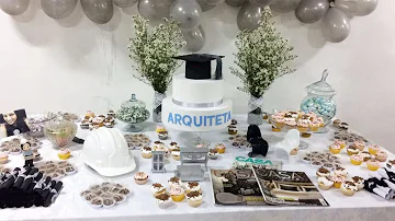 O que colocar na mesa do formando?