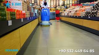 Battery Powered Floor Scrubber B7501 video 2