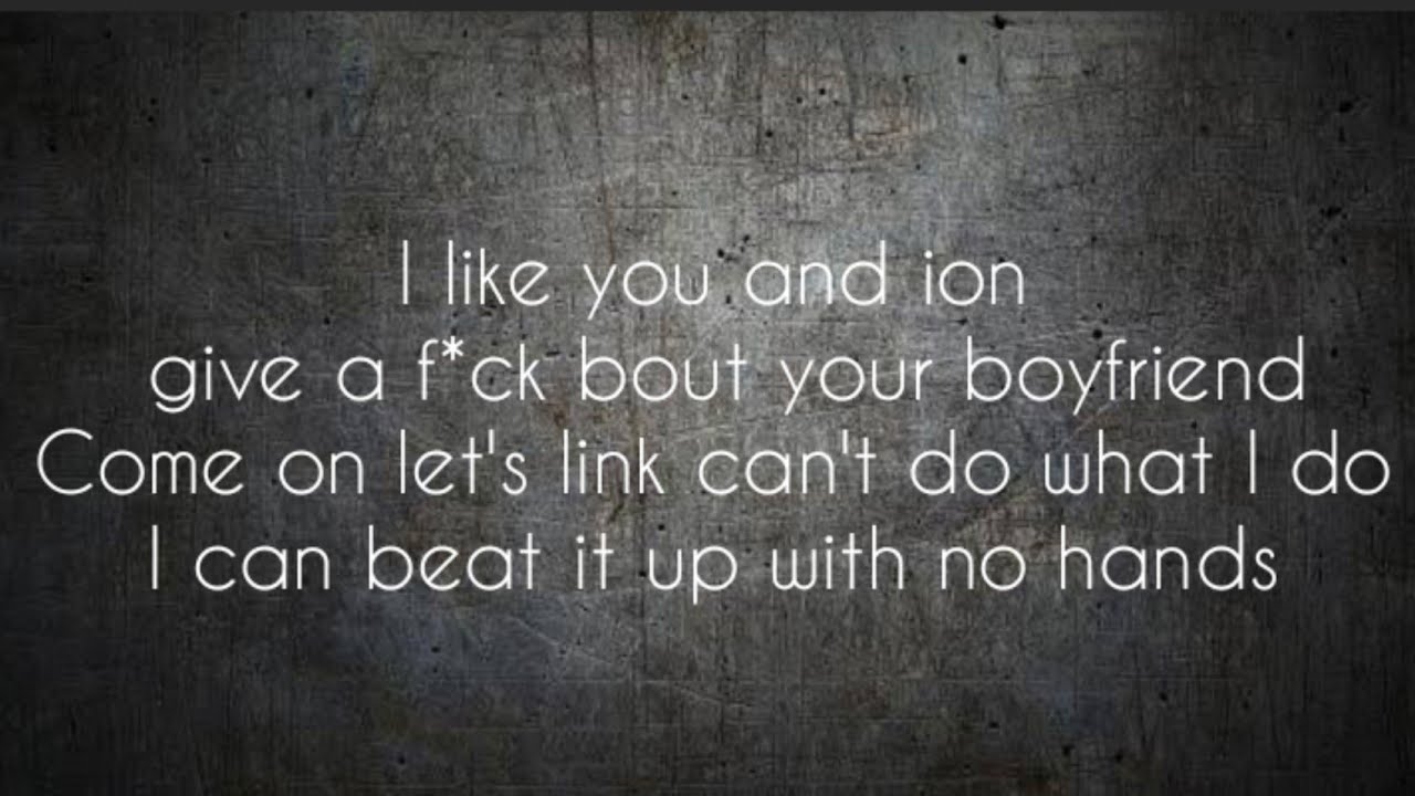 Whoheem-Lets Link (Official Lyrics)|(I Like you and i don't give a F