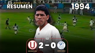 Universitario 2-0 Deportivo Sipesa | Año 1994 | Resumen | Goles del Puma Carranza y Nunes⚽🎞