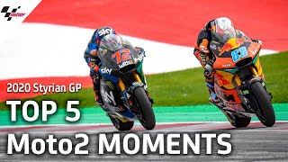 Top 5 Moto2 Moments | 2020 Styrian GP