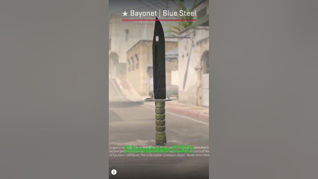 Bayonet | Blue Steel in Counter Strike 2 🔫🔥#cs2 #counterstrike # ...