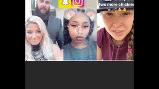 WWE Snapchat Instagram ft  Ronda Rousey, Braun Strowman, Alexa Bliss, Naomi, Aiden English n MORE
