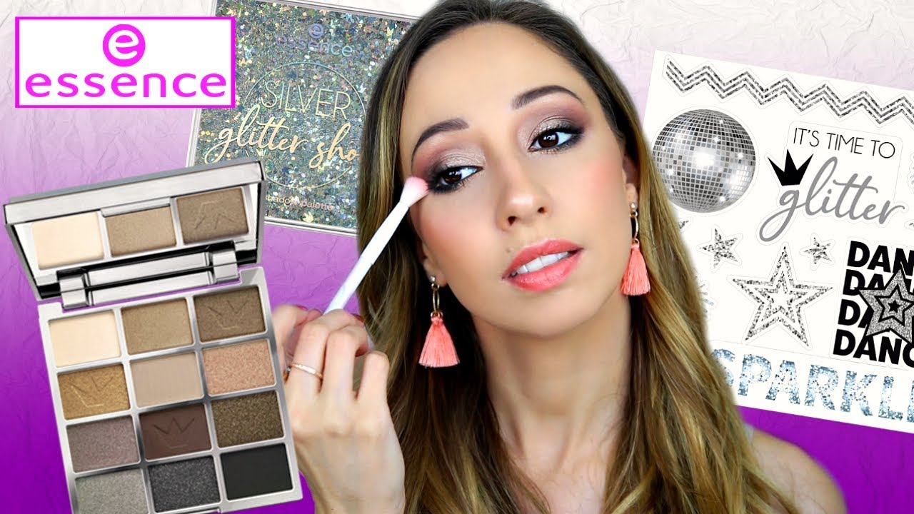 New Essence Eyeshadow Palettes | Silver Glitter show (best cool toned  palette?) - YouTube