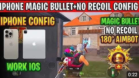 iPhone BGMI + PUBG Config File 🔥 IOS Zero Recoil + Auto Headshot | No Jailbreak | 100% Working Hack😍