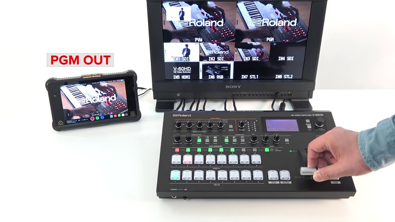 Video Operation Roland V 60hd 03 Youtube