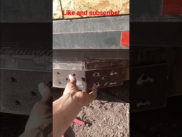 trailer strengthening trick. with @KanisMechanical  #fabrication #welding class=