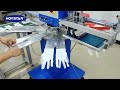 Custom Logo Printing on Cotton Gloves – Screen Printing Machine