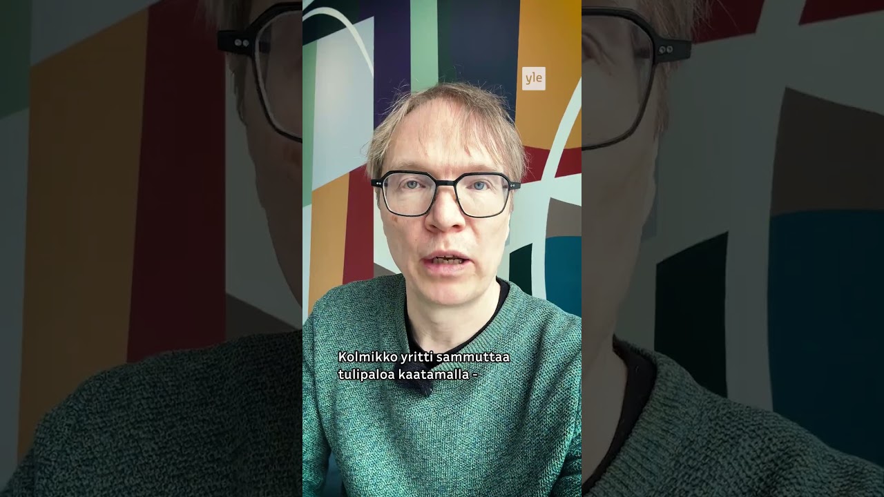 Teinit sammuttivat paloa energiajuomalla