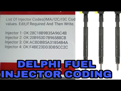 Coding & programing calibration fuel injector Delphi