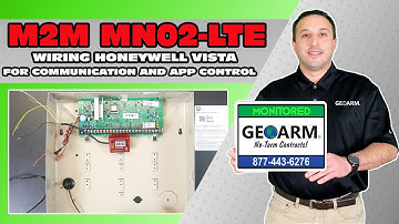M2M MN02-LTE Cellular Communicator: Wiring Honeywell Vista Panels for Communications/App Control
